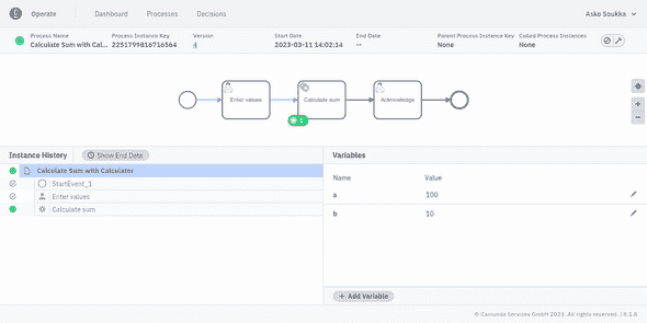 SaaS process waiting for RCC automation