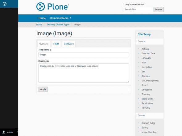 Plone supports customizing structured content fields directly form the browser